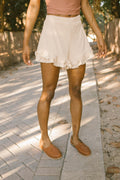 Dune High Waisted Swim Shorts | Ruffled Swim Shorts with Built In Liner