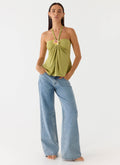 Aesha Low Rise Jeans - Light Denim