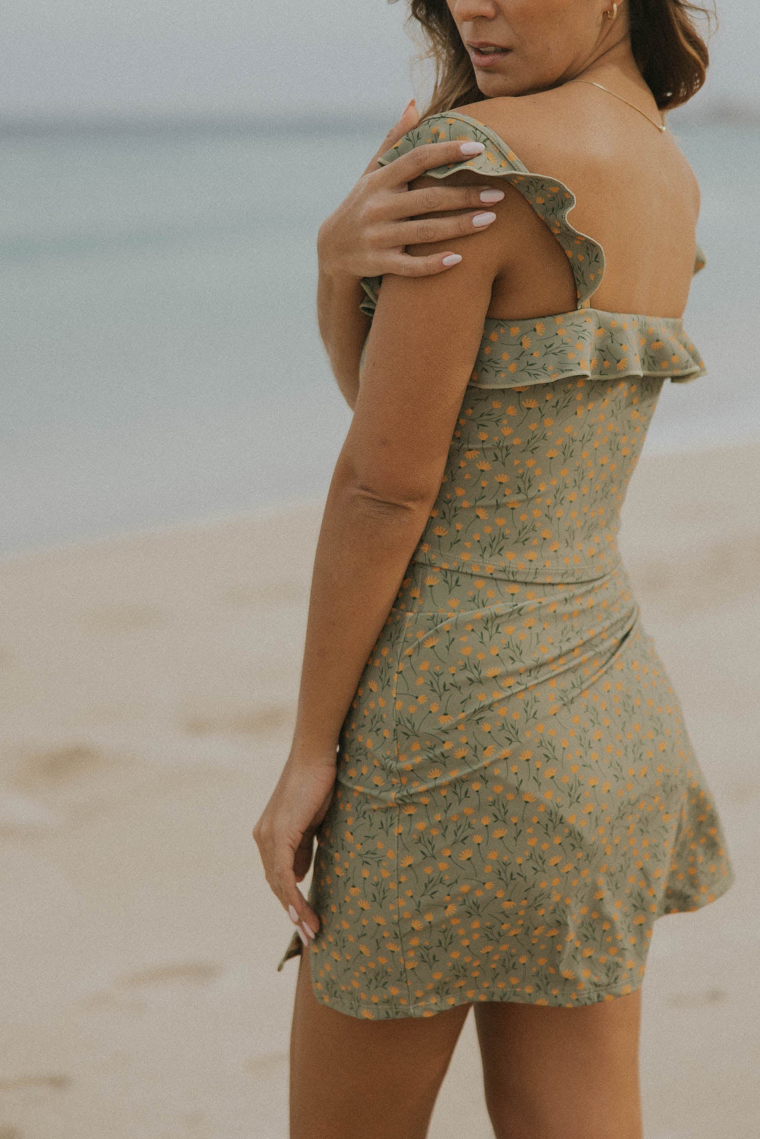 Bella Swim Skirt | High Waisted Swim Skirt with Elastic Waistband