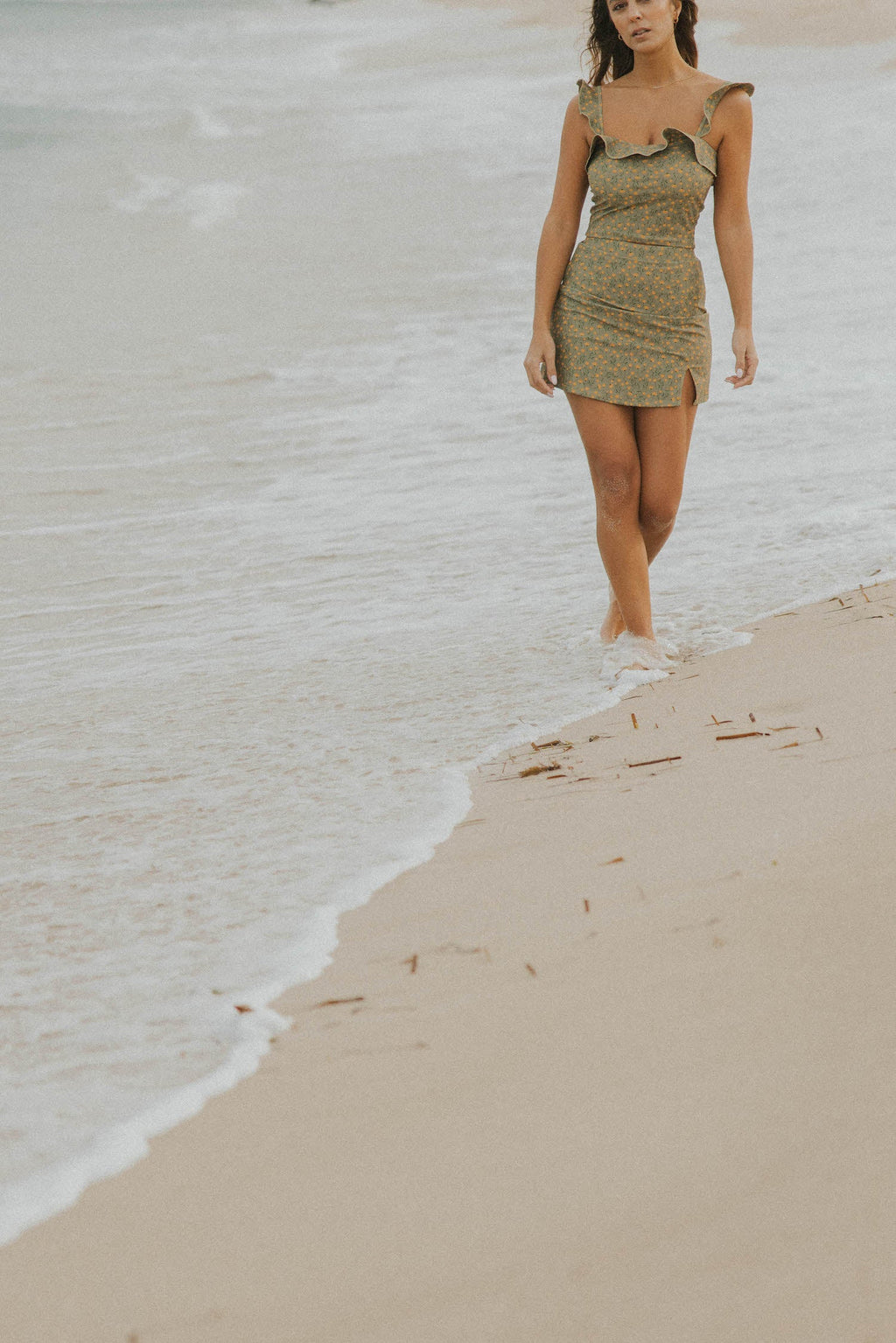 Bella Swim Skirt | High Waisted Swim Skirt with Elastic Waistband