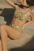 Celeste Bikini Top | Celestial Print Bandeau Bikini Top
