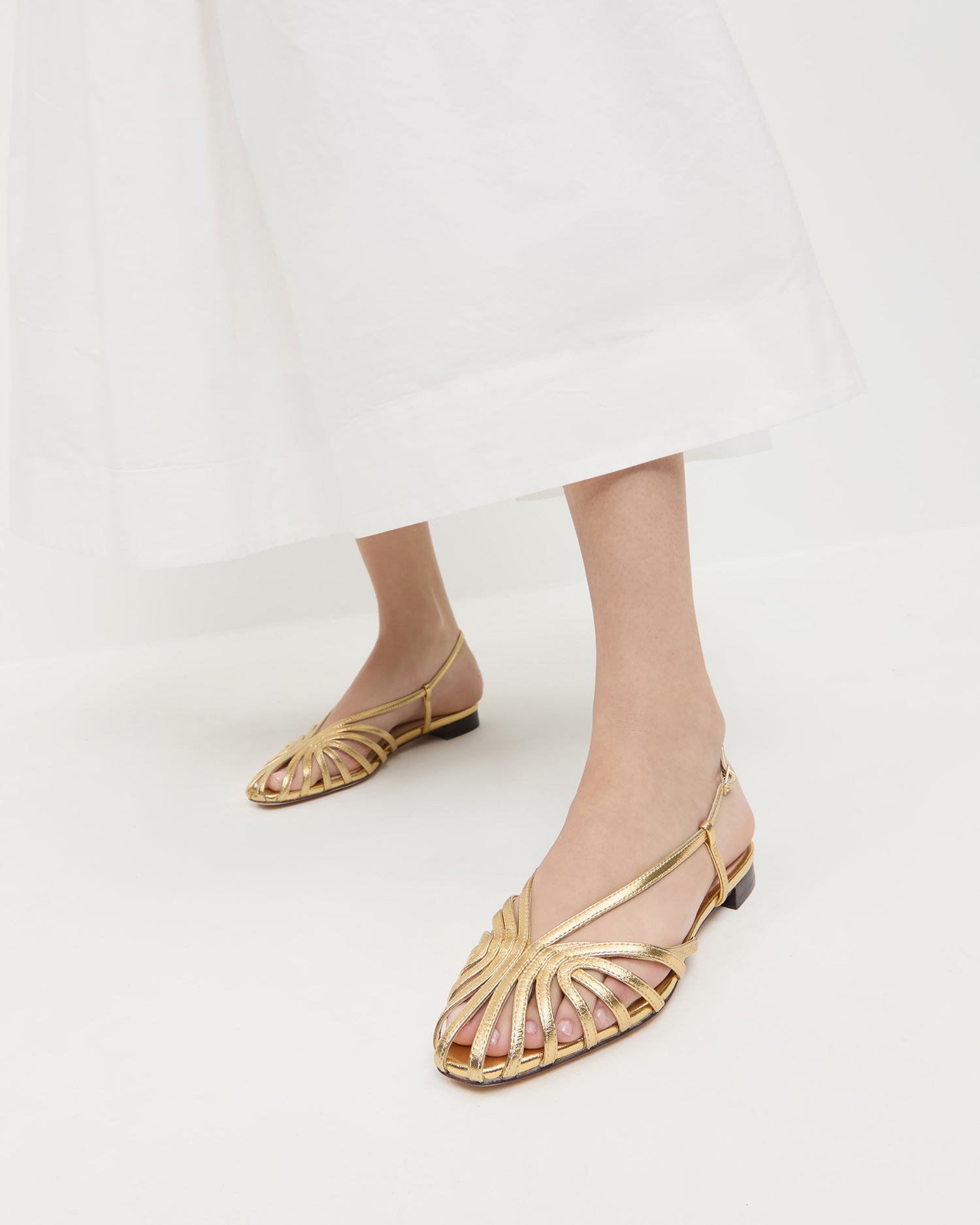 Devon Gold Slingback Sandal