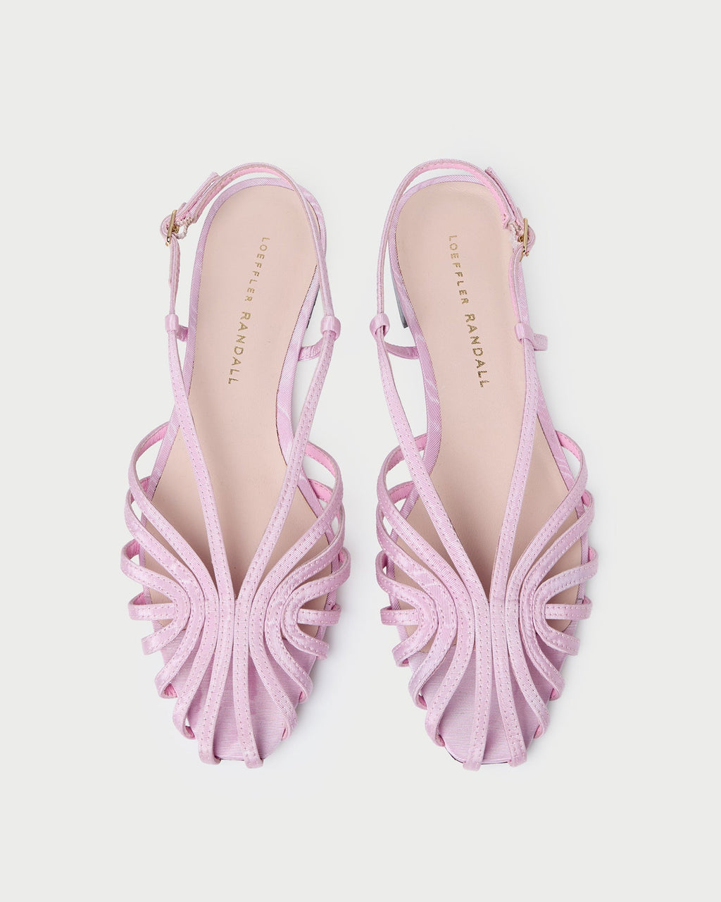 Devon Pink Moiré Slingback Sandal