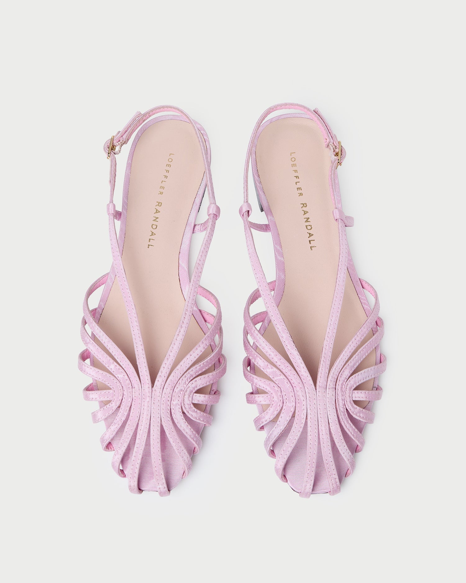 Devon Pink Moiré Slingback Sandal