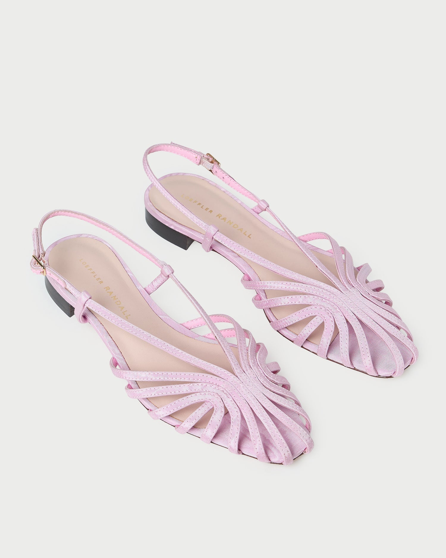 Devon Pink Moiré Slingback Sandal