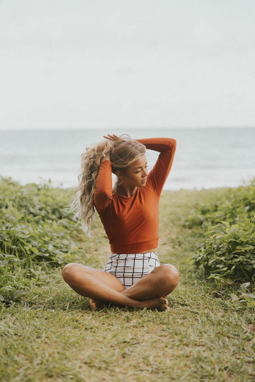 Kokkini Long Sleeve Top | Athletic Rashguard for Sun Protection
