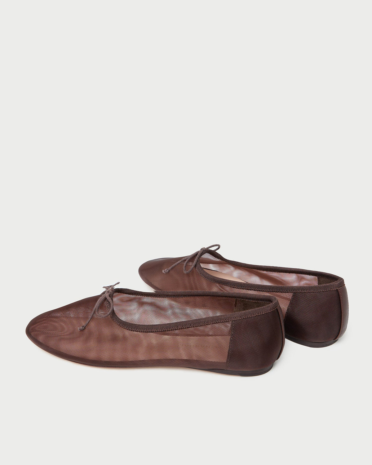 Landon Chocolate Mesh Ballet Flat