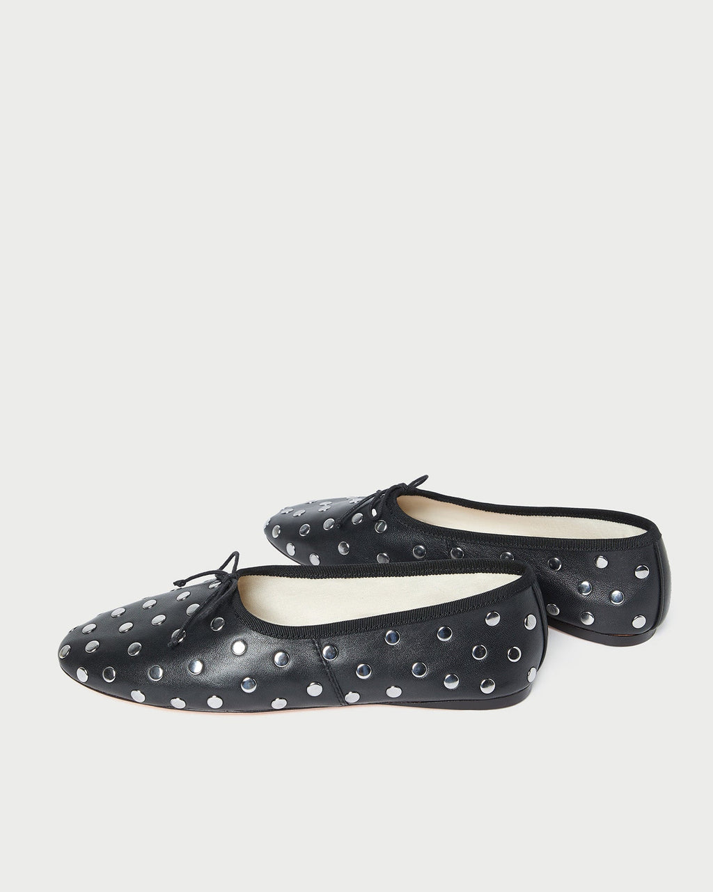 Landon Black/Silver Ballet Flat