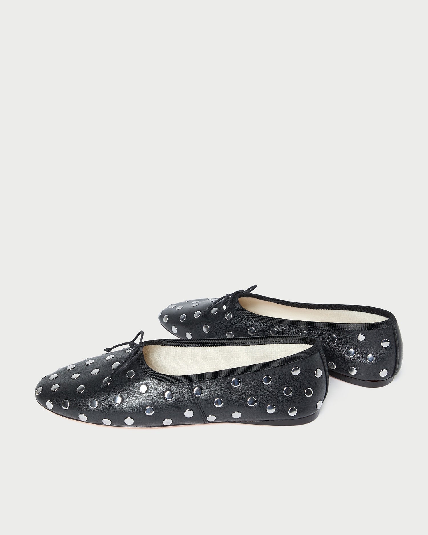 Landon Black/Silver Ballet Flat