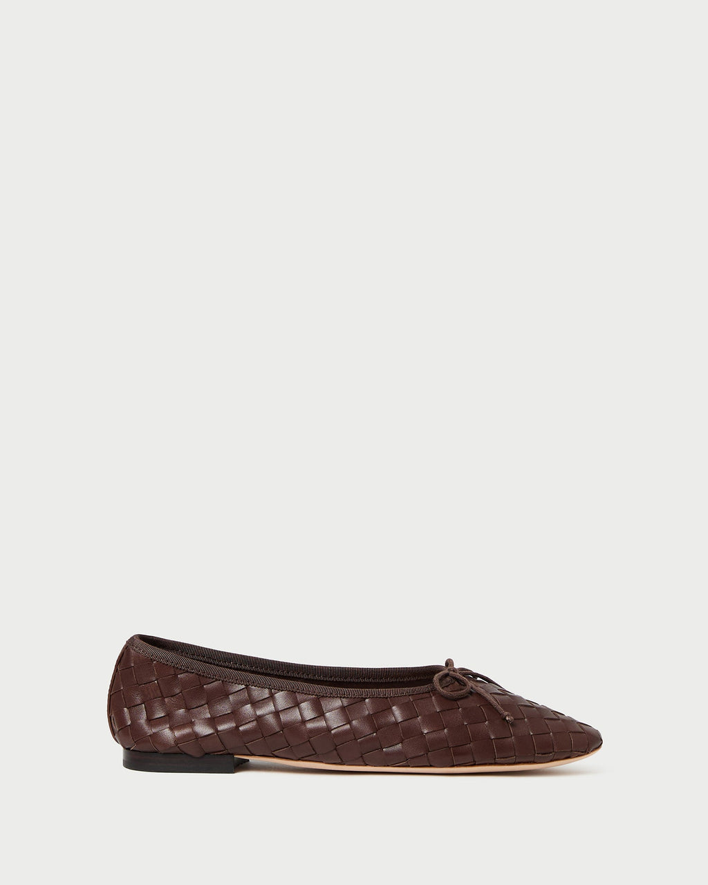Landry Chocolate Woven Ballet Flat