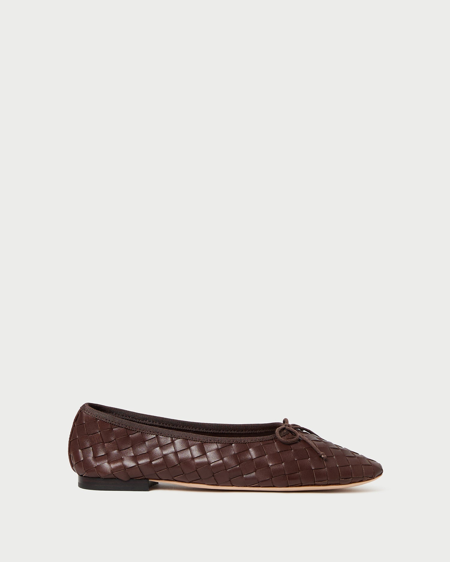 Landry Chocolate Woven Ballet Flat