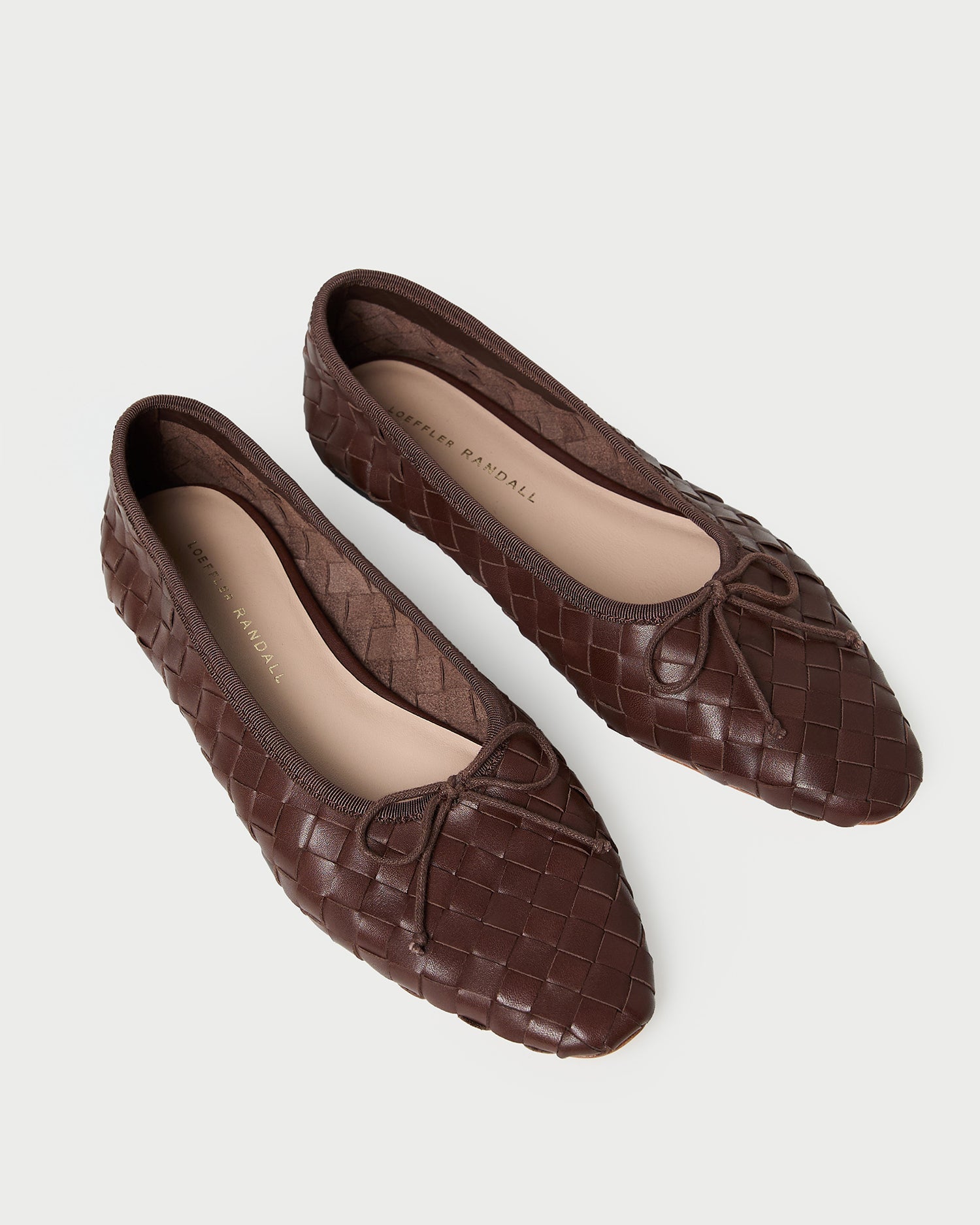 Landry Chocolate Woven Ballet Flat