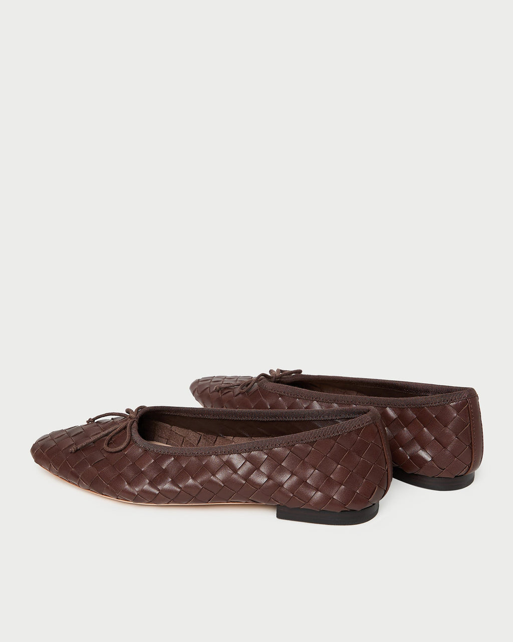 Landry Chocolate Woven Ballet Flat