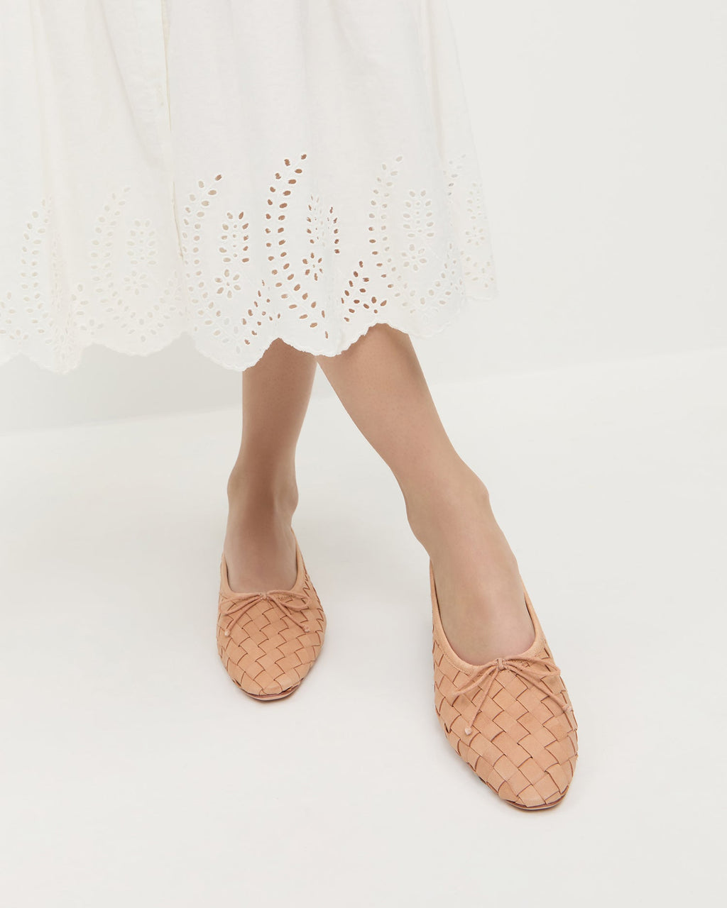 Landry Honey Woven Ballet Flat