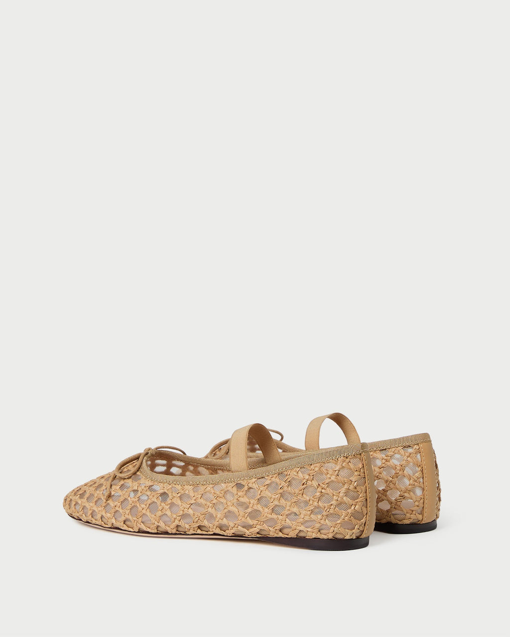 Leonie Brown Crochet Ballet Flat