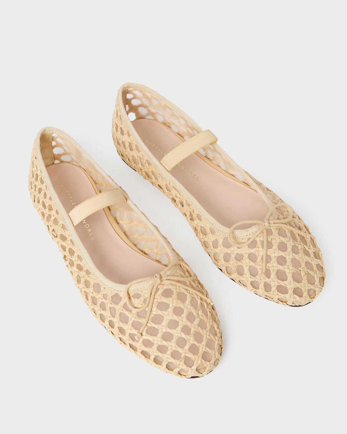Leonie Natural Crochet Ballet Flat