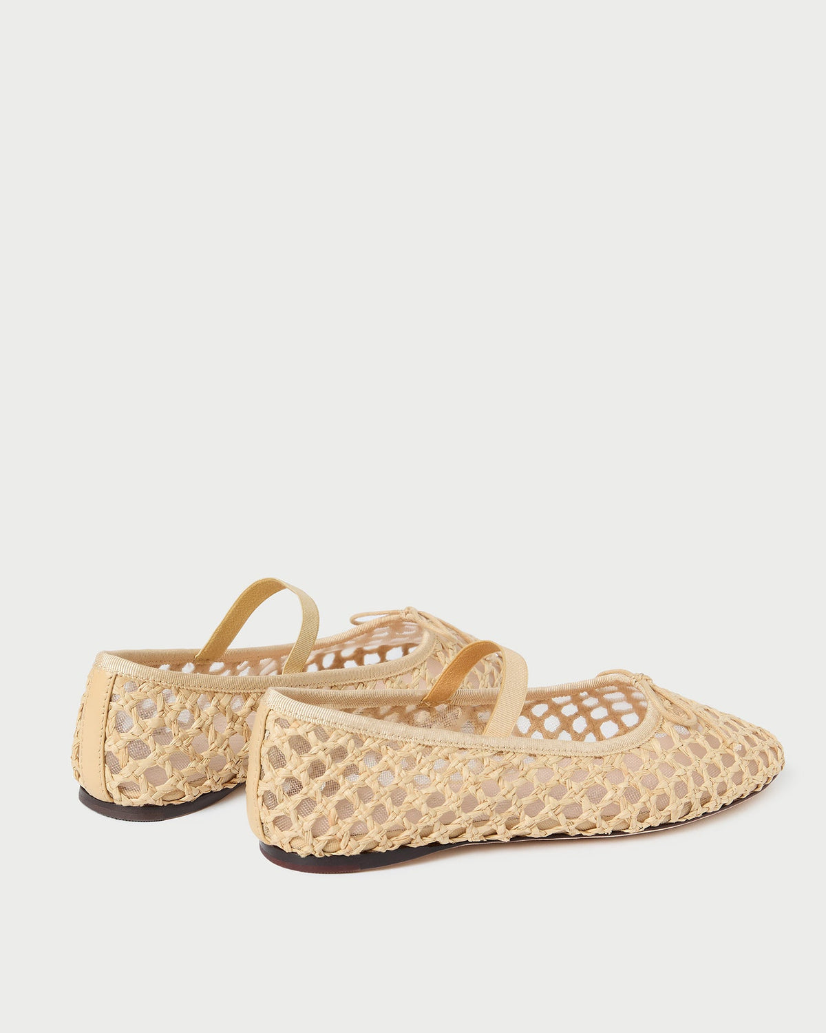Leonie Natural Crochet Ballet Flat
