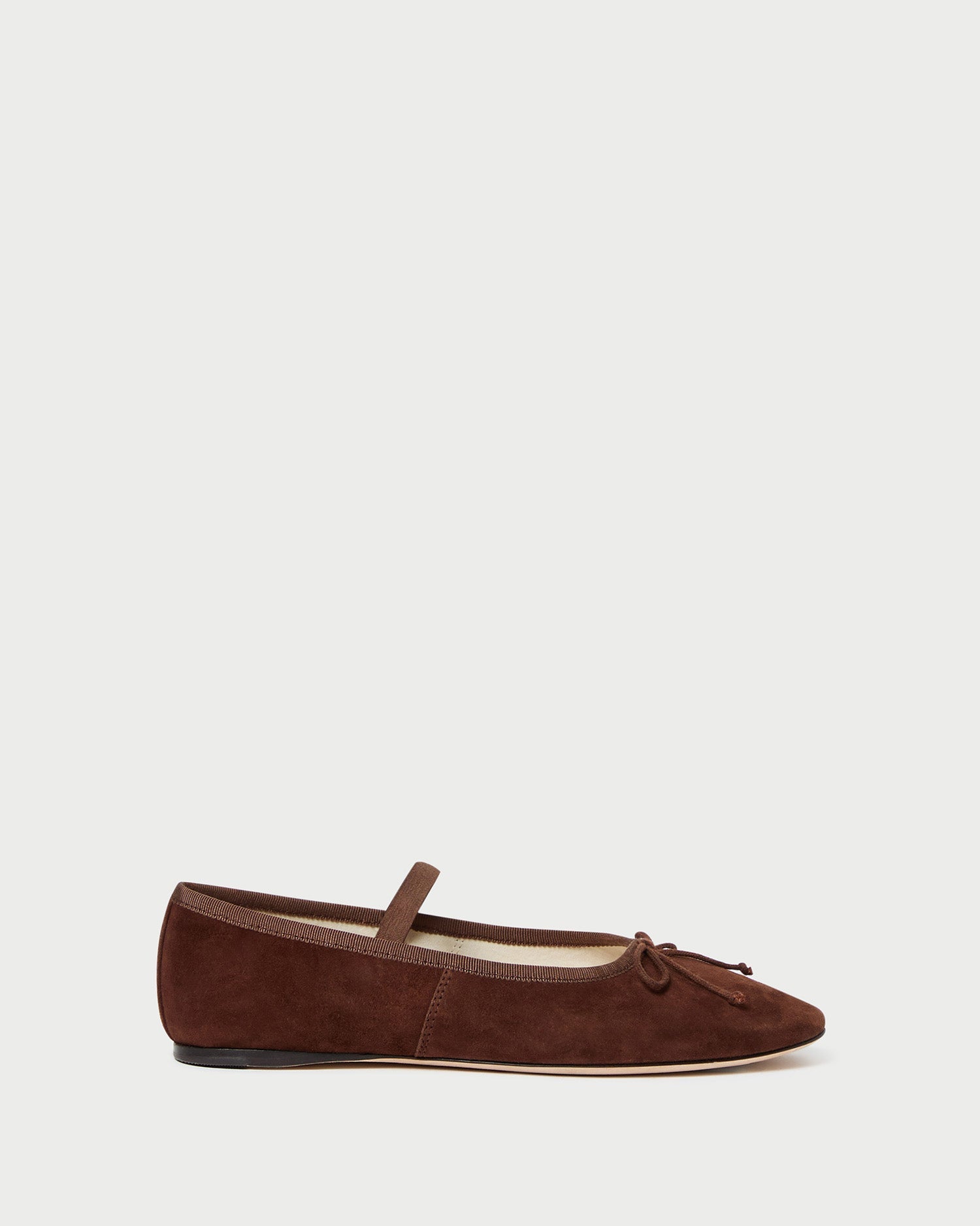 Leonie Espresso Suede Ballet Flat