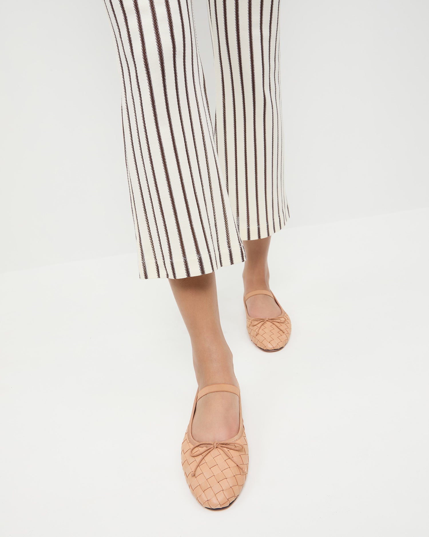 Leonie Honey Woven Ballet Flat