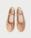 Leonie Honey Woven Ballet Flat