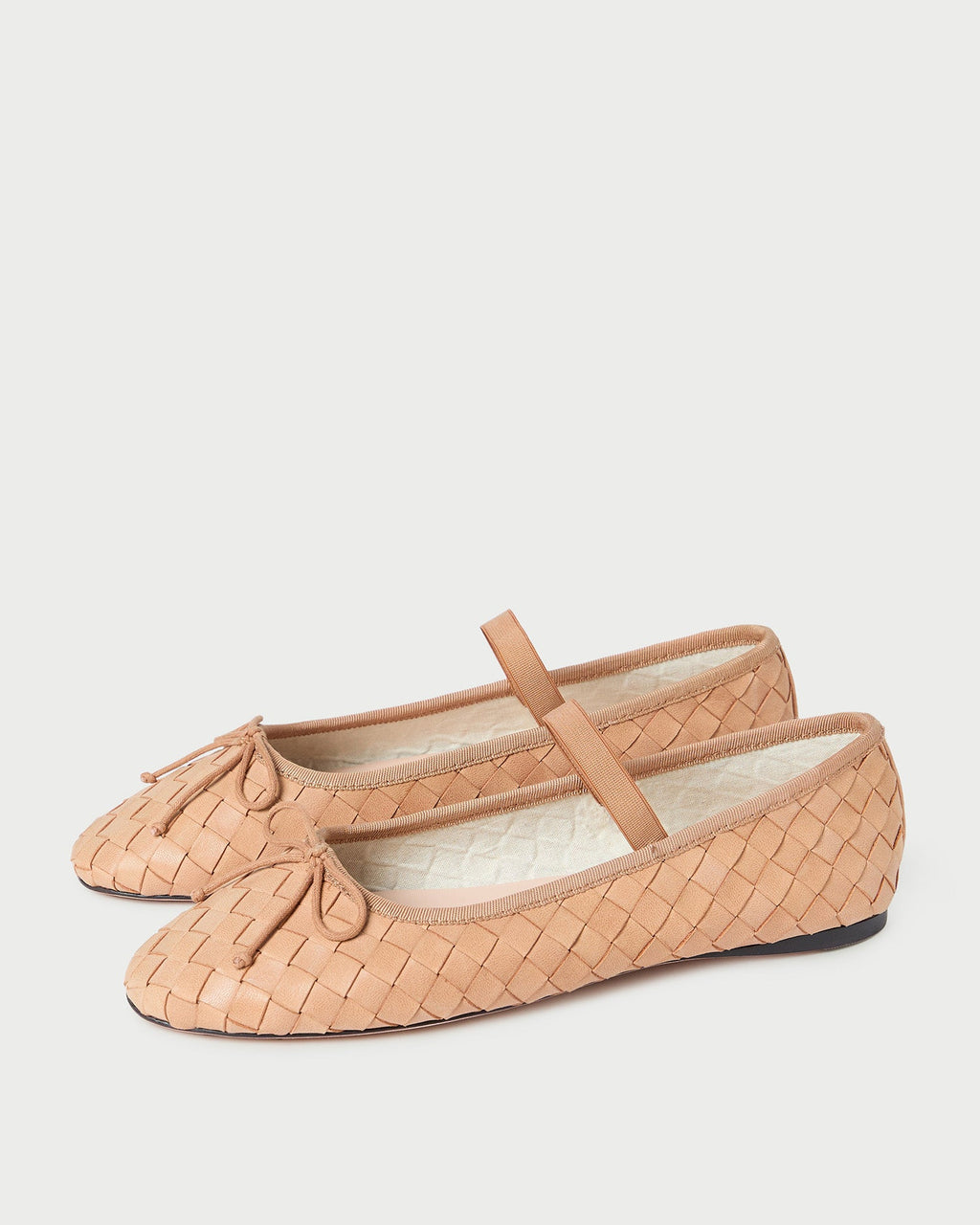 Leonie Honey Woven Ballet Flat