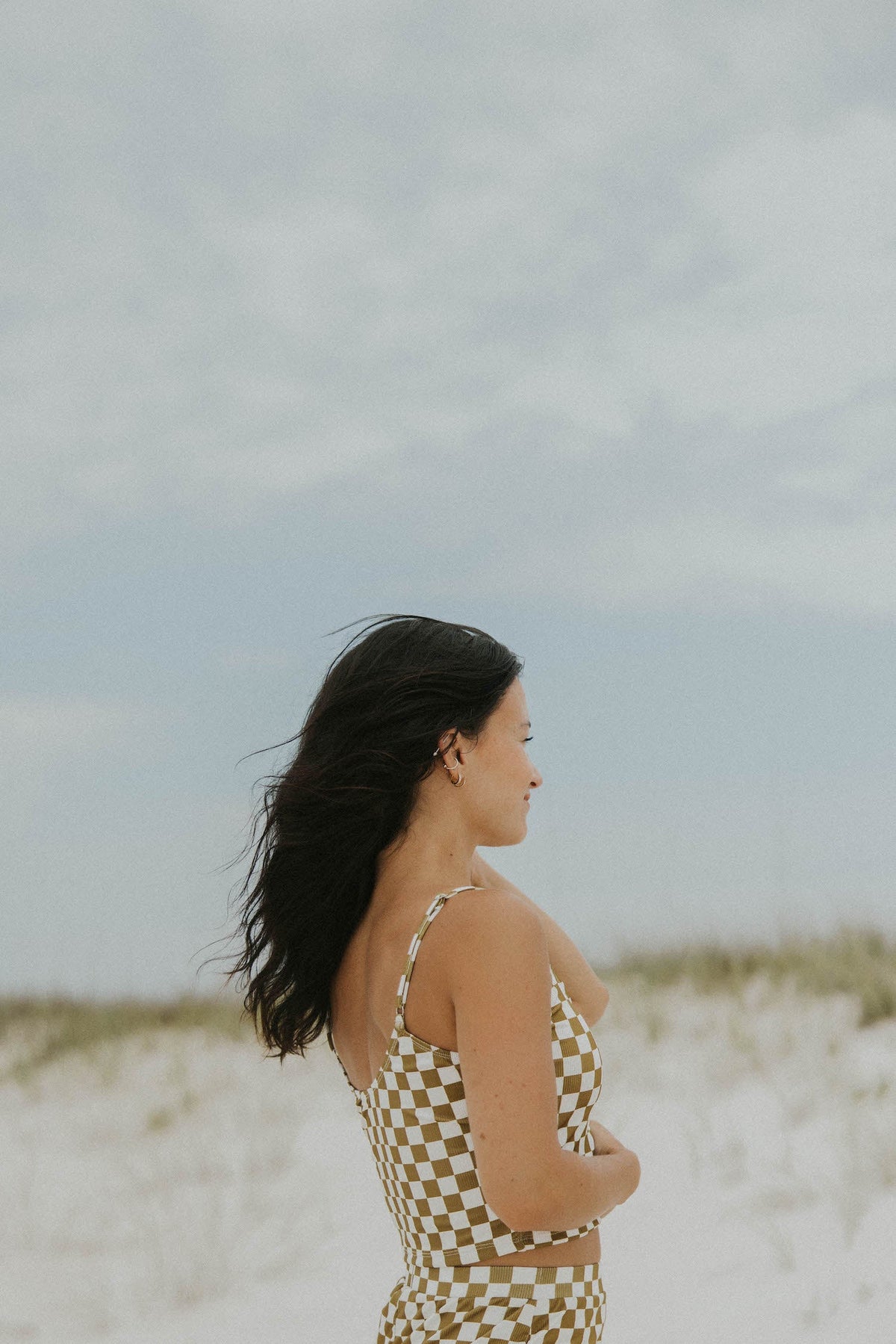 Myrtle Top | Ribbed Scoop Neck Tankini Top