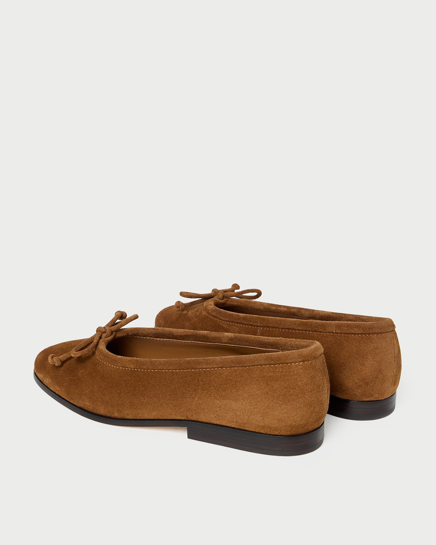 Noelle Cacao Suede Ballet Flat