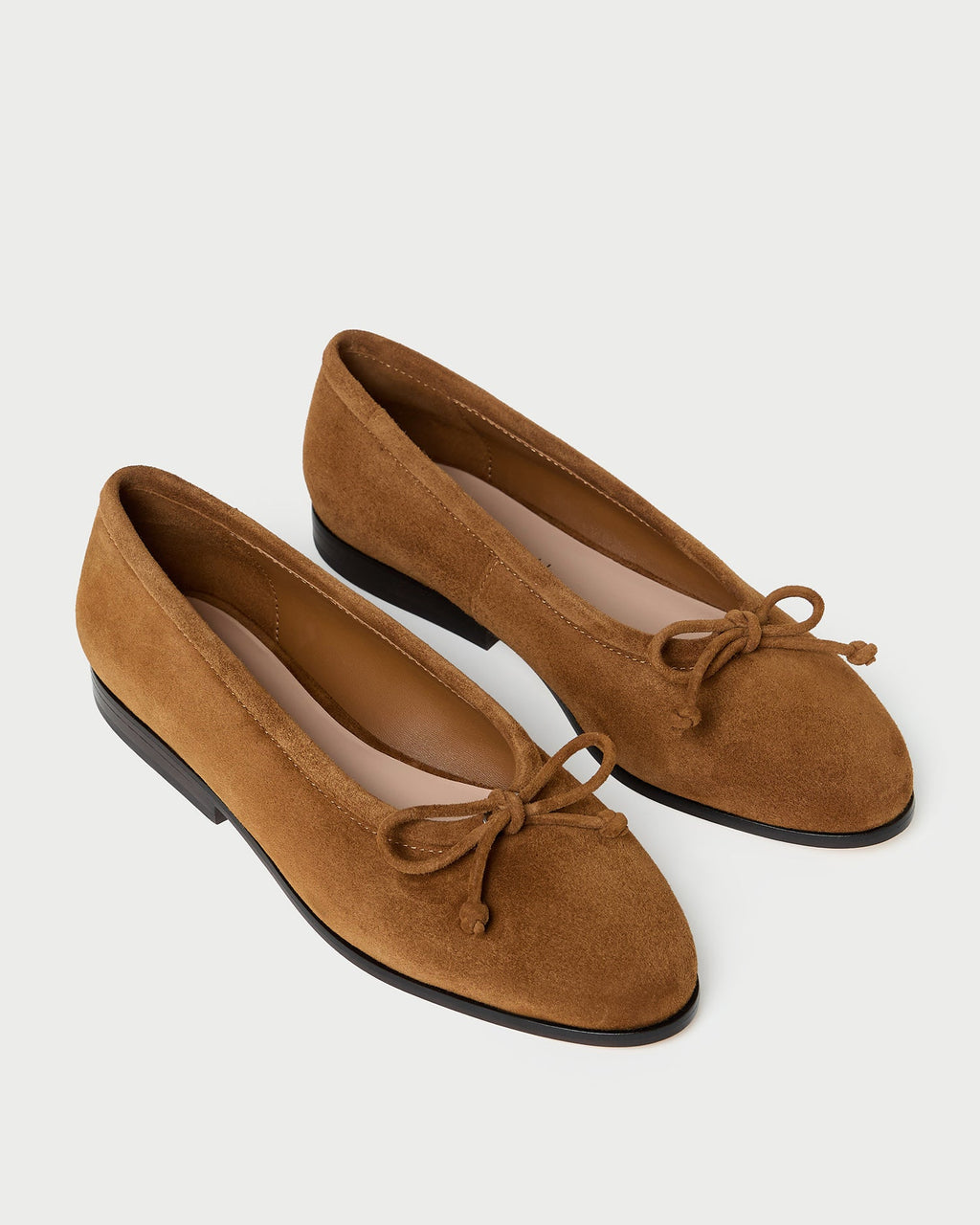 Noelle Cacao Suede Ballet Flat