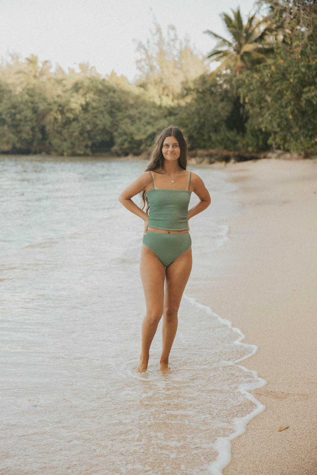 Oahu Top | Strapless Tankini Top with Removable Straps