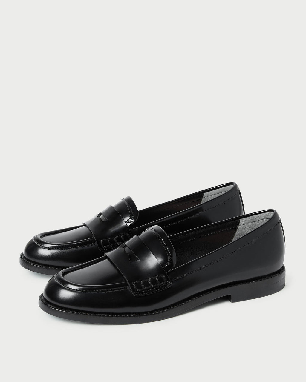 Rachel Black Leather Loafer