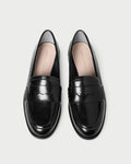 Rachel Black Leather Loafer