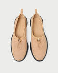 Raina Caramel Mesh Flat