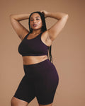 Next-to-Naked Bike Shorts - Purple Jewel
