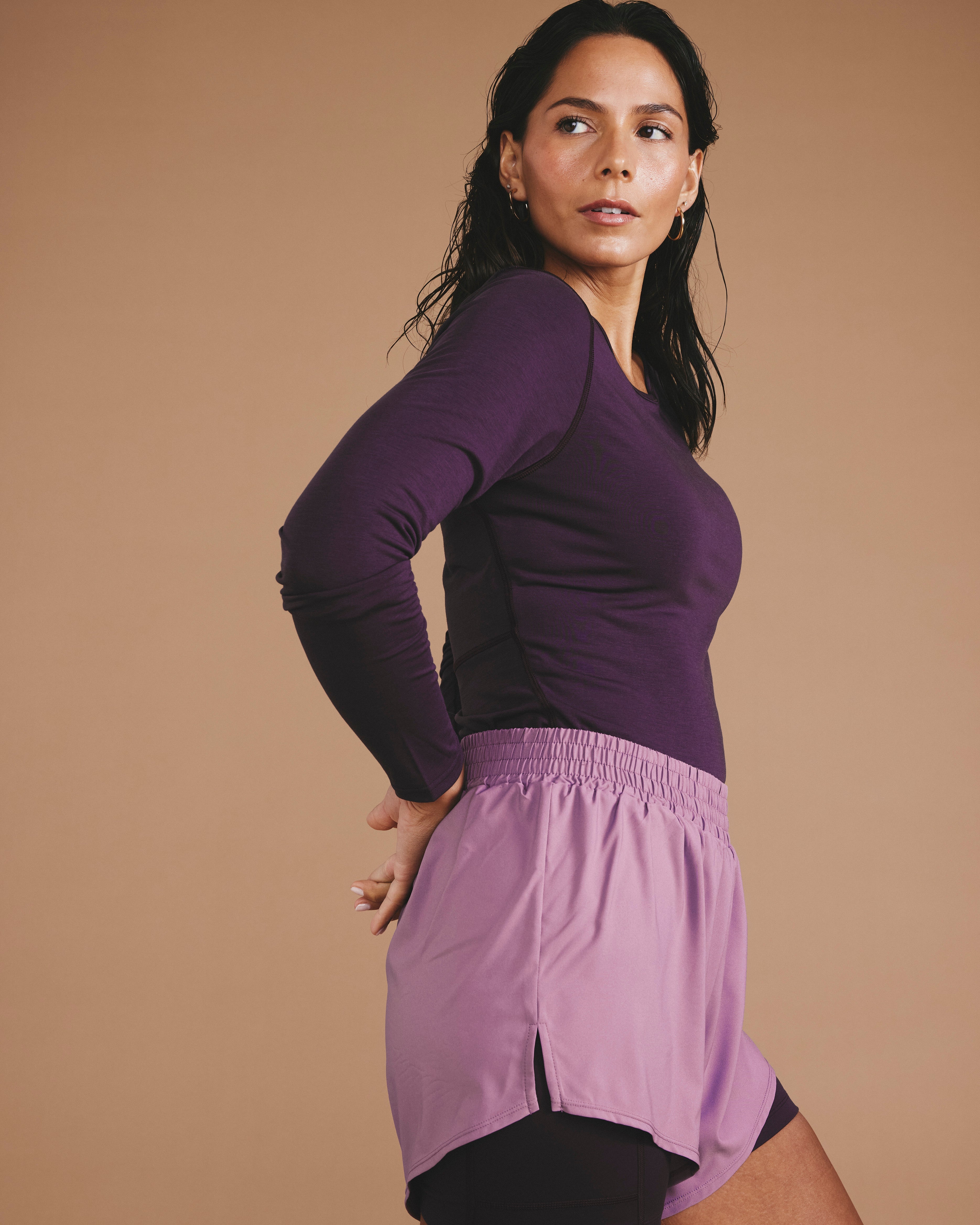Rebel Active Shorts - Purple/Purple Jewel