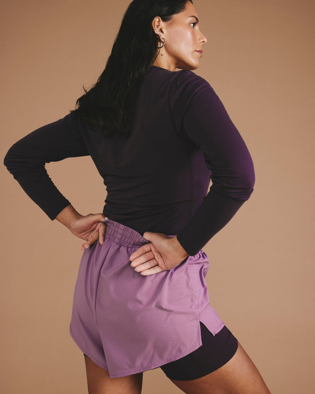 Rebel Active Shorts - Purple/Purple Jewel