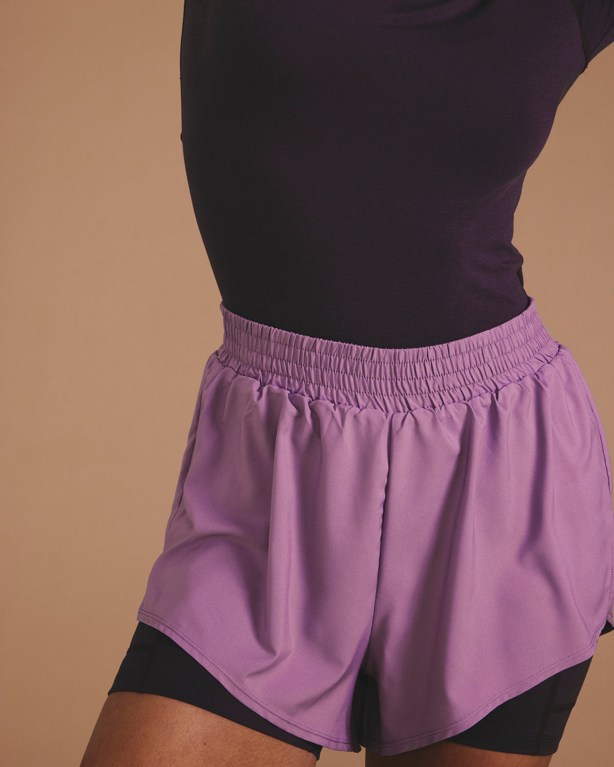 Rebel Active Shorts - Purple/Purple Jewel