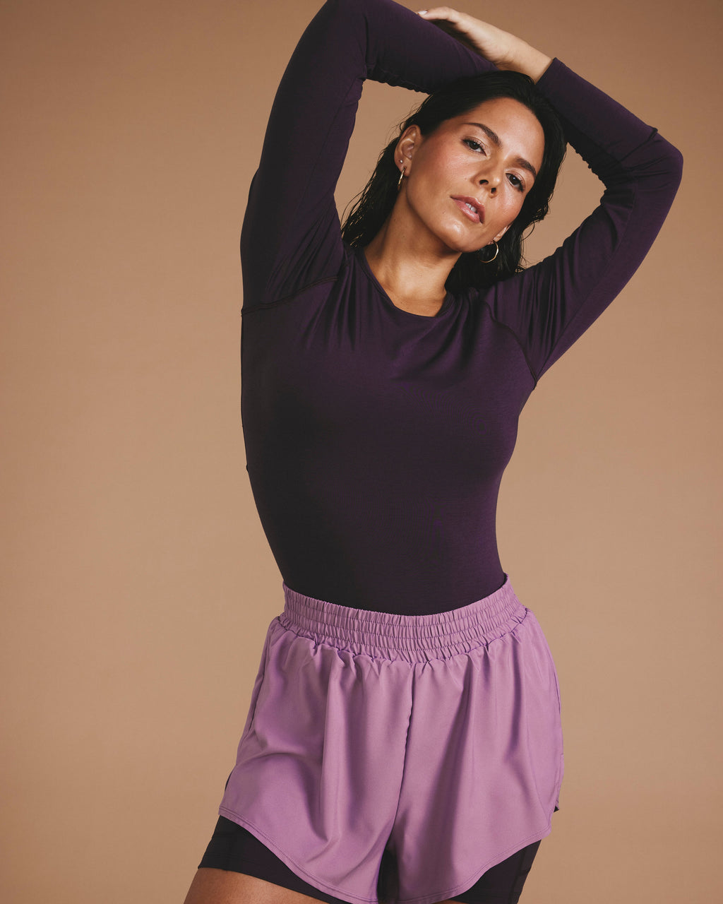 Rebel Active Shorts - Purple/Purple Jewel