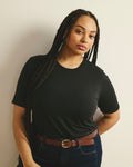 Maia Stovepipe Sleeve Tee - Black