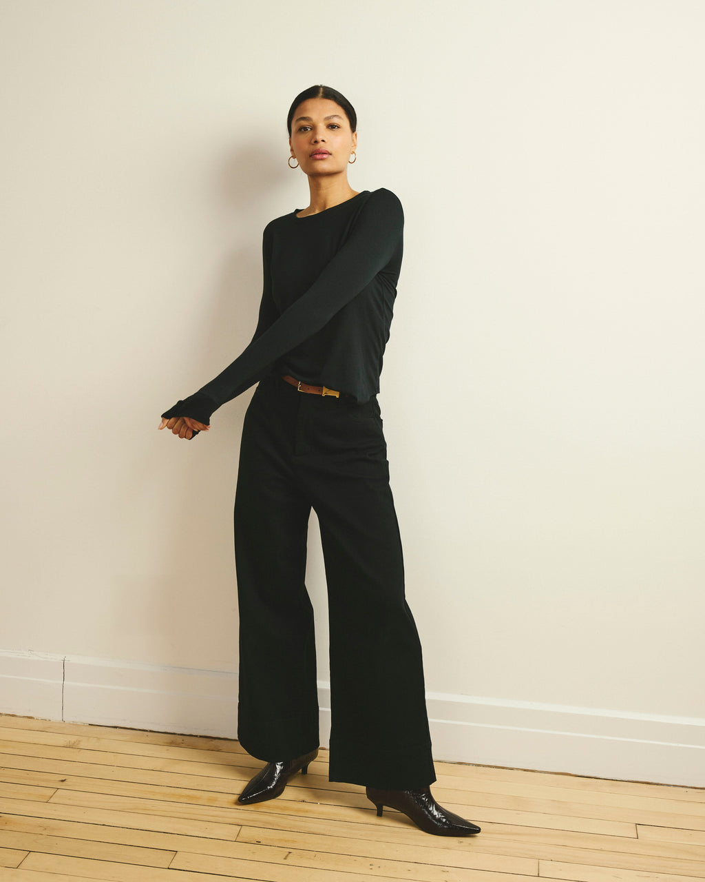 Long Sleeve Tee Rex - Black