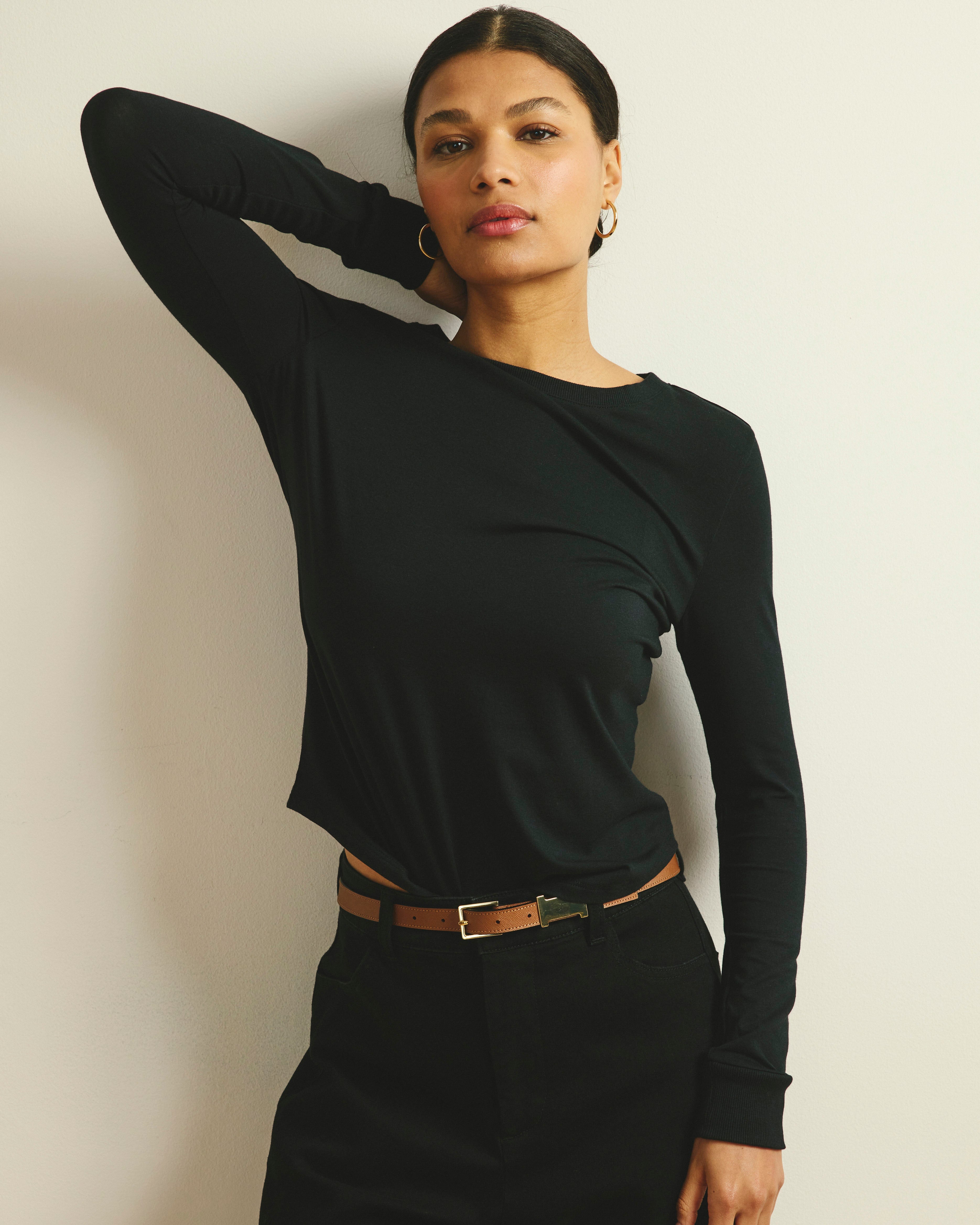 Long Sleeve Tee Rex - Black