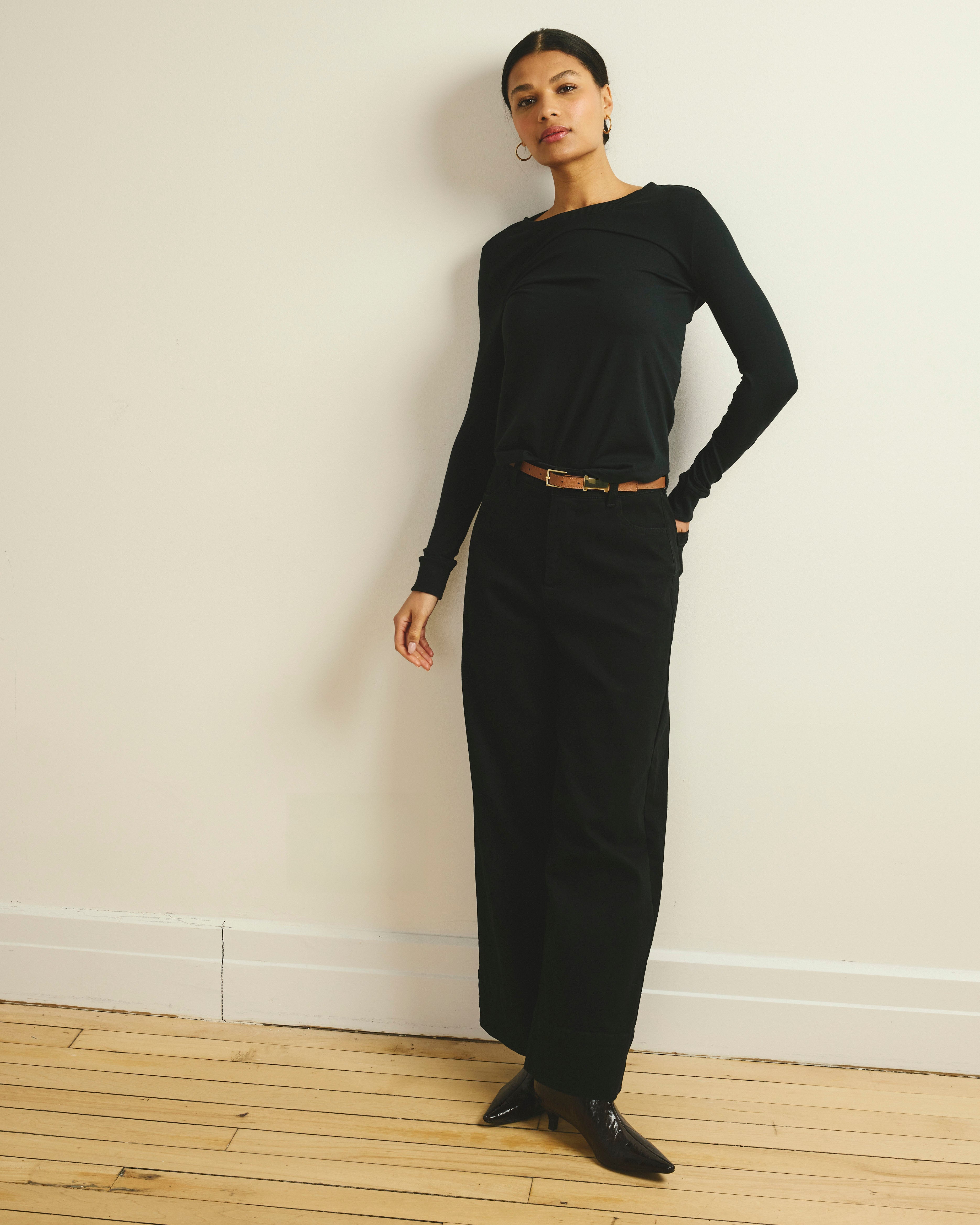 Long Sleeve Tee Rex - Black
