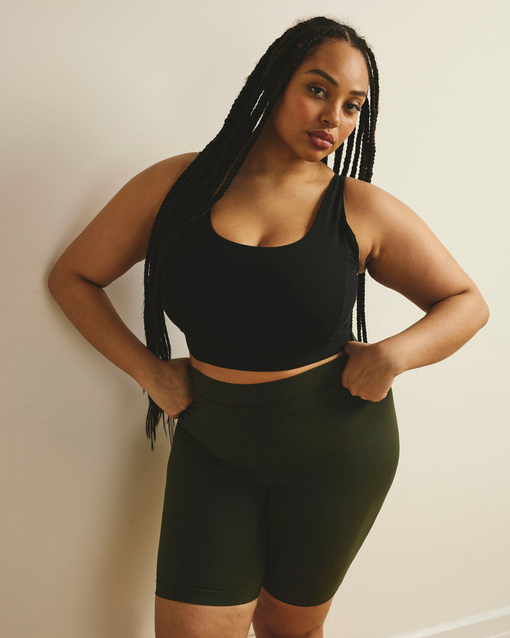 Roya Bike Shorts - Nori