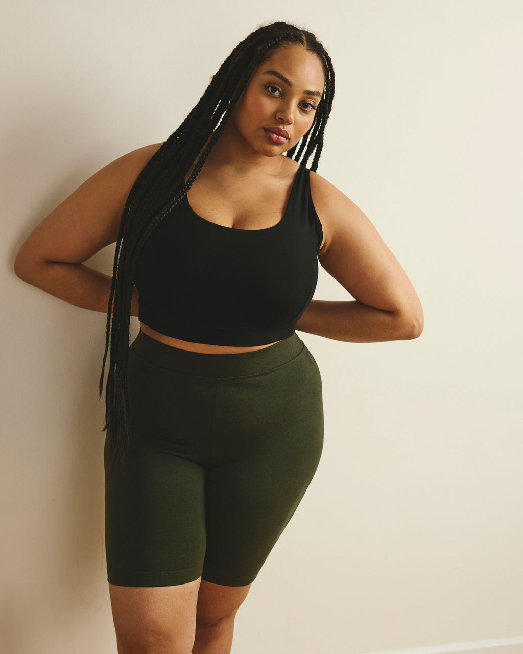 Roya Bike Shorts - Nori