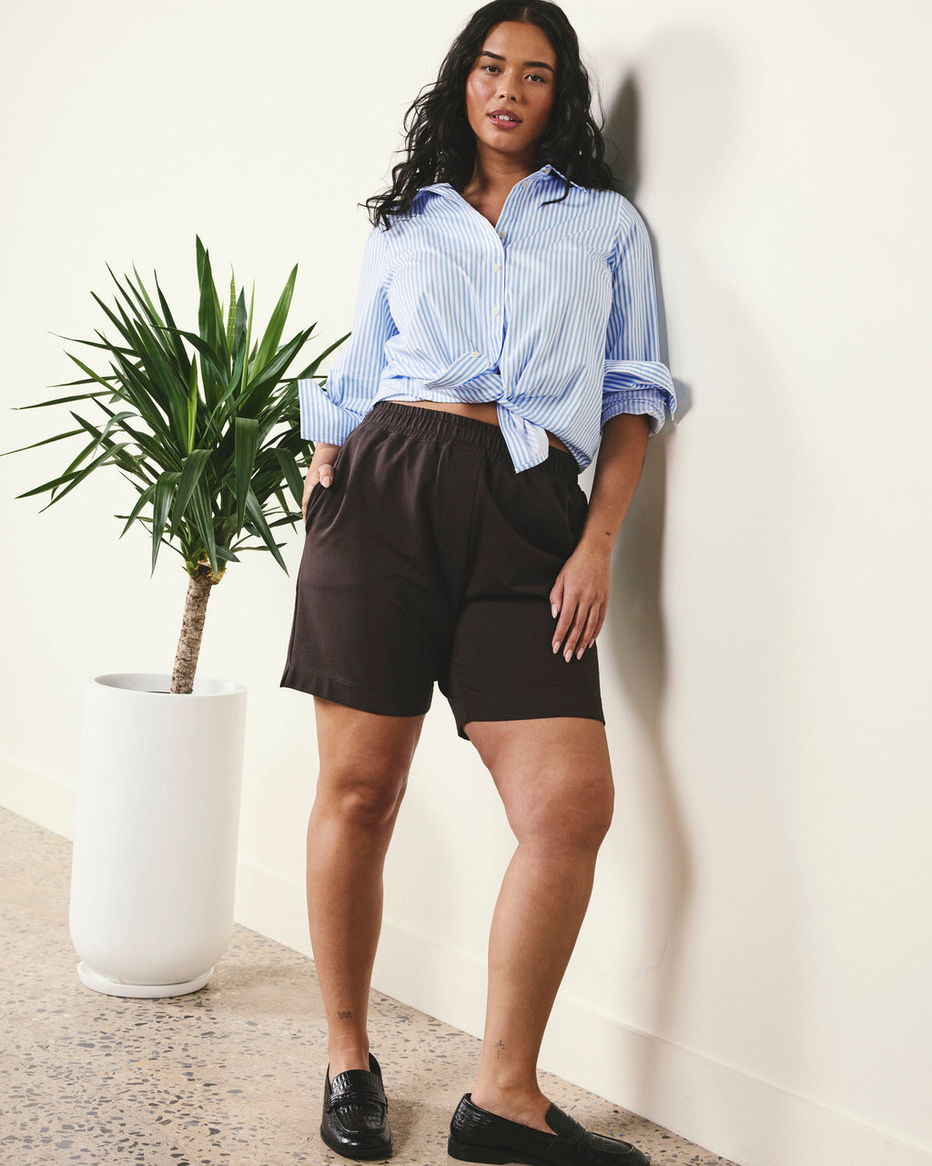 Hayes Sweatshorts - Deep Brown