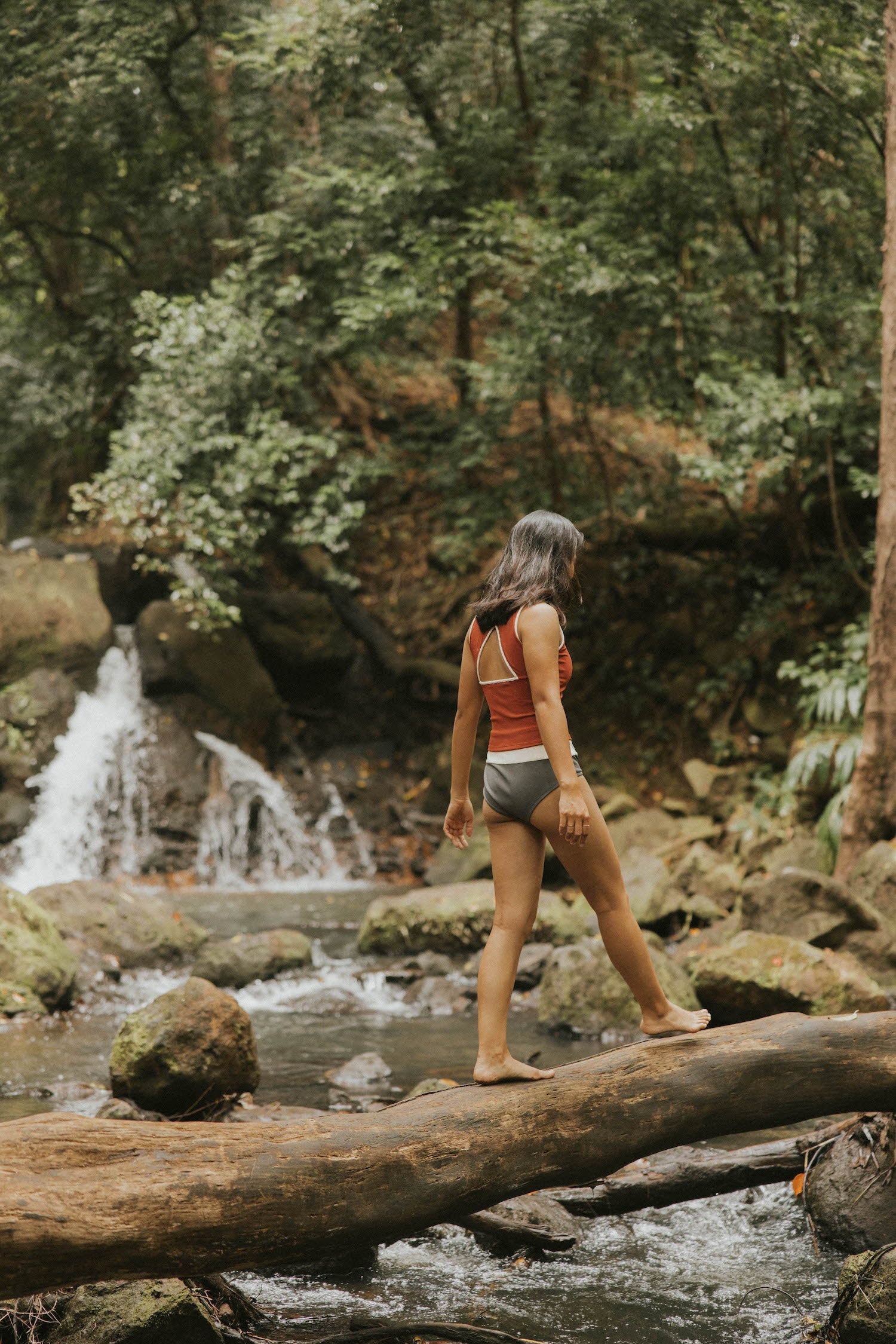 Sonora High Waisted Bottoms | Neutral Monochromatic Bikini Bottoms