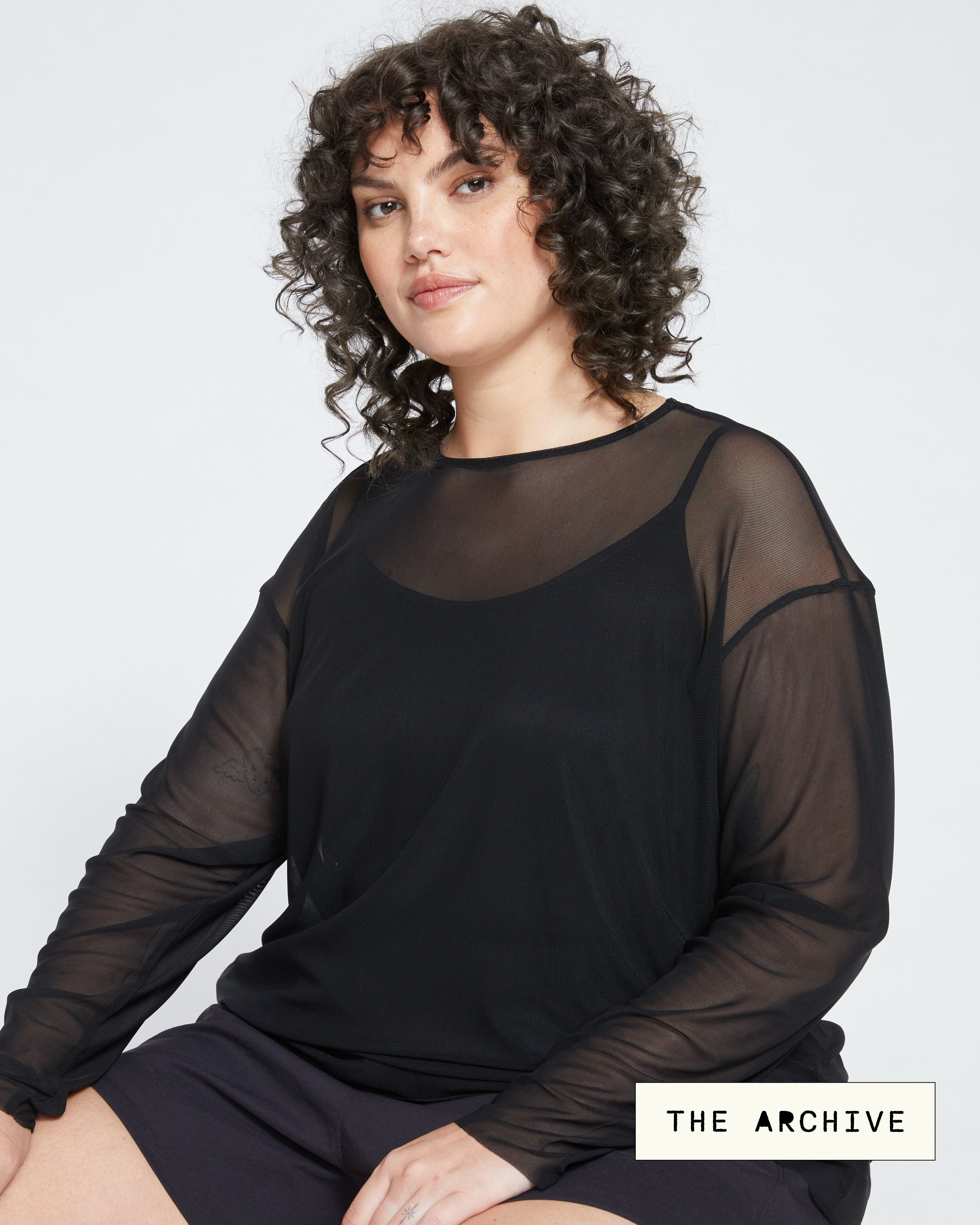 Thames Fog Top - Black