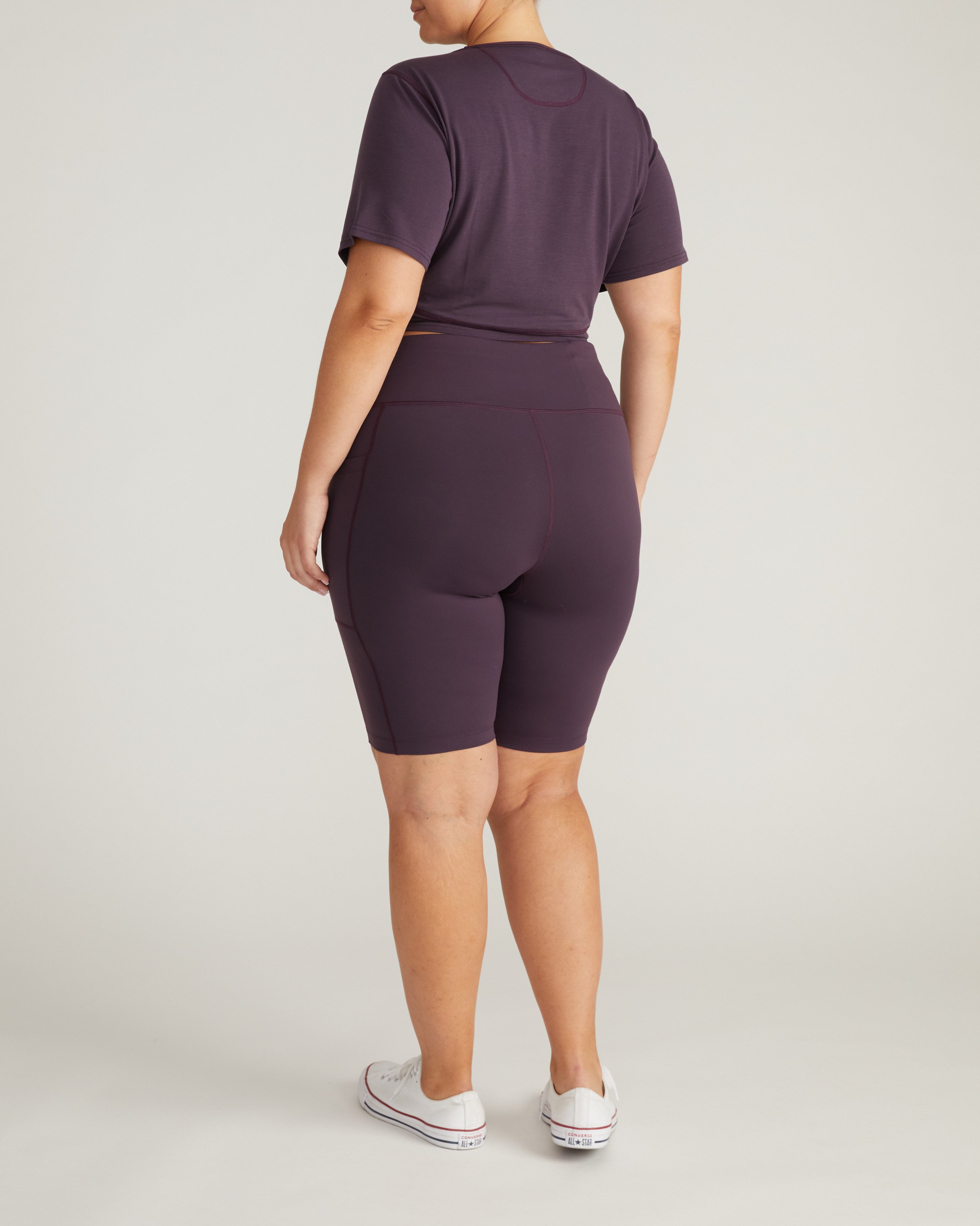 Next-to-Naked Bike Shorts - Purple Jewel
