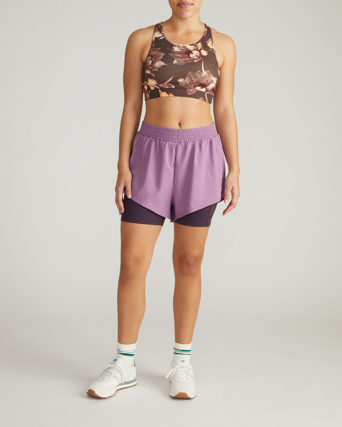 Rebel Active Shorts - Purple/Purple Jewel