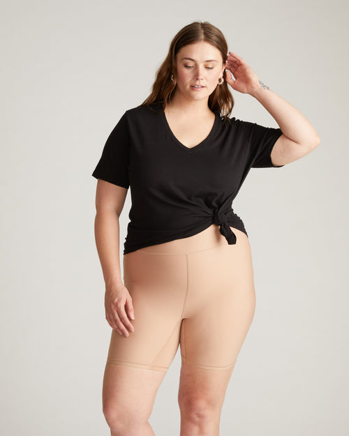 Barely-There Slip Shorts - Spice