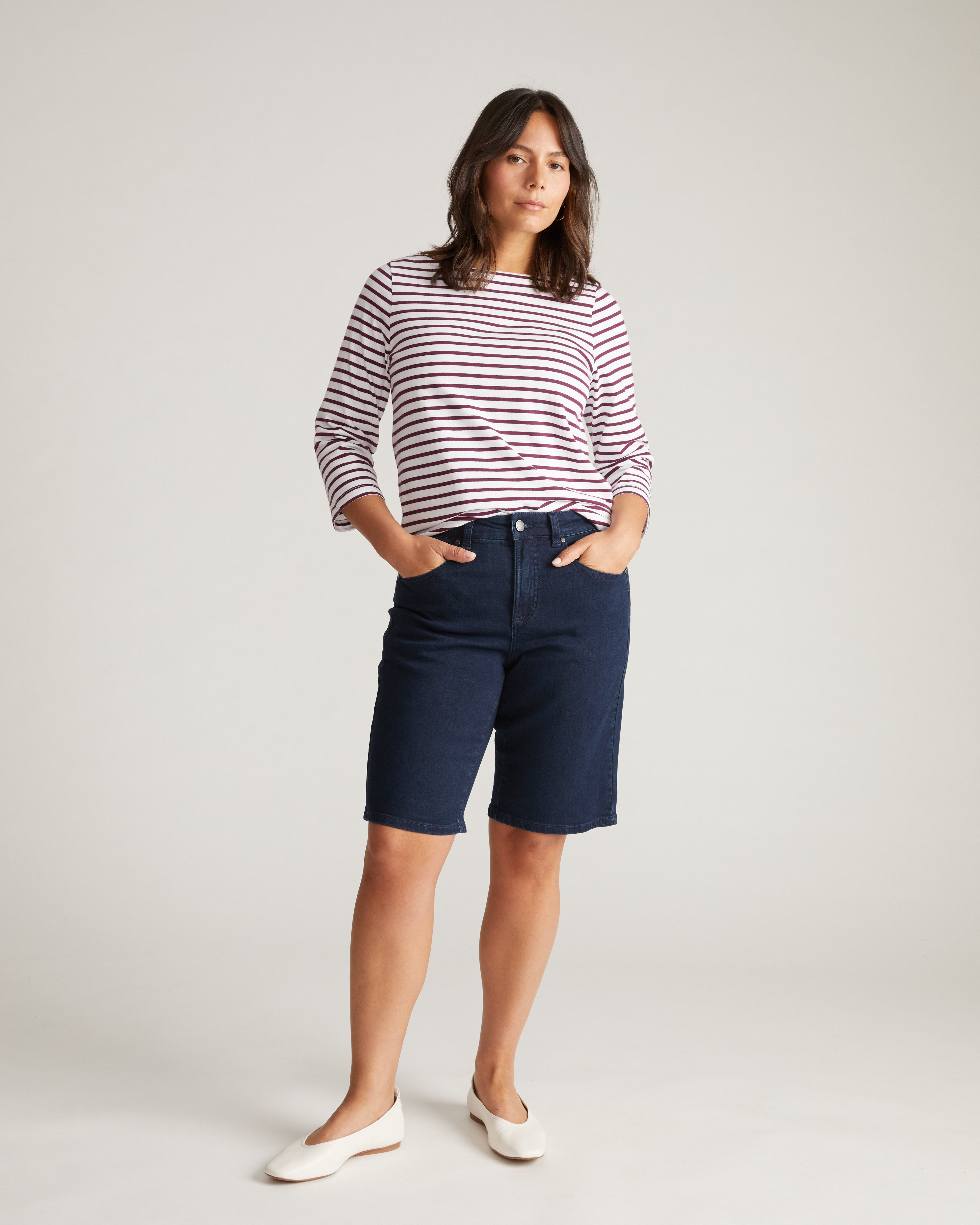Bae Denim Shorts - Dark Indigo
